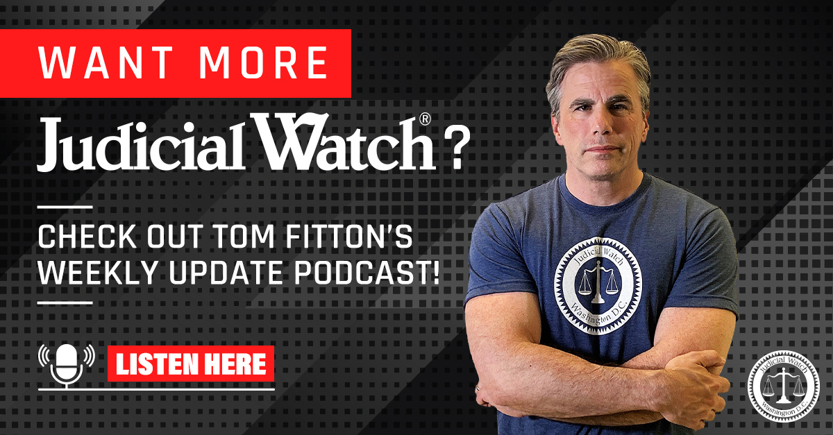 LISTEN NOW to new episodes of Judicial Watch President <a href="/TomFitton/">Tom Fitton</a>'s Weekly Update Podcast below:
Apple: podcasts.apple.com/us/podcast/tom…
Spotify: open.spotify.com/show/01dgfU2R4…