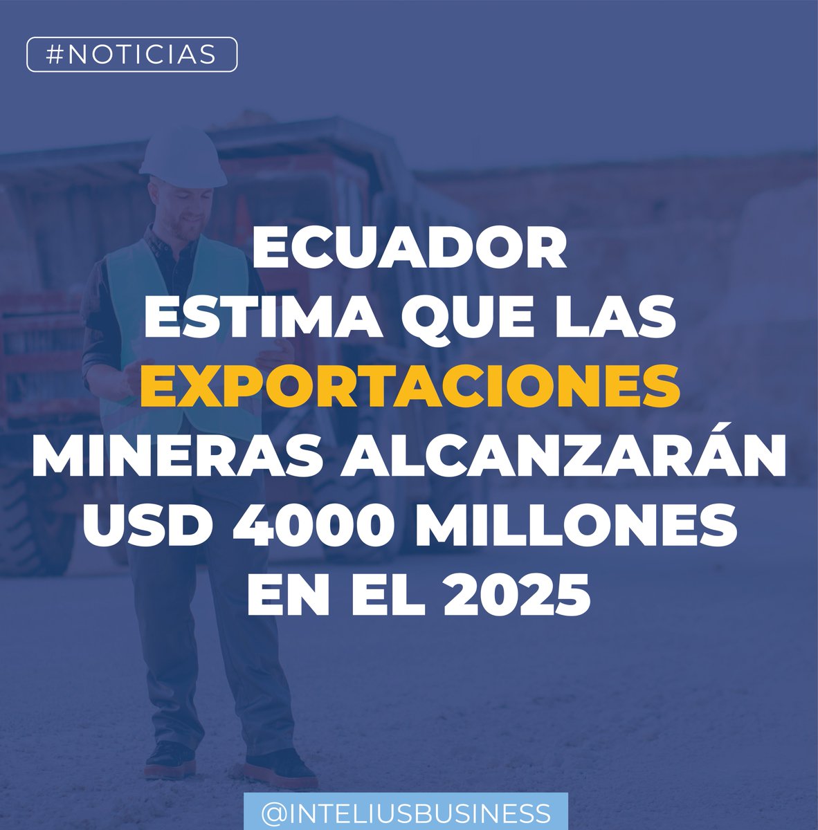 InteliusBI's tweet photo. La minería puede ser muy importante para el futuro de la economía ecuatoriana.
¿Qué piensas de esto? Coméntanos
#intelius #exportaciones #mineria #ecuador https://t.co/SLoViRHuVJ