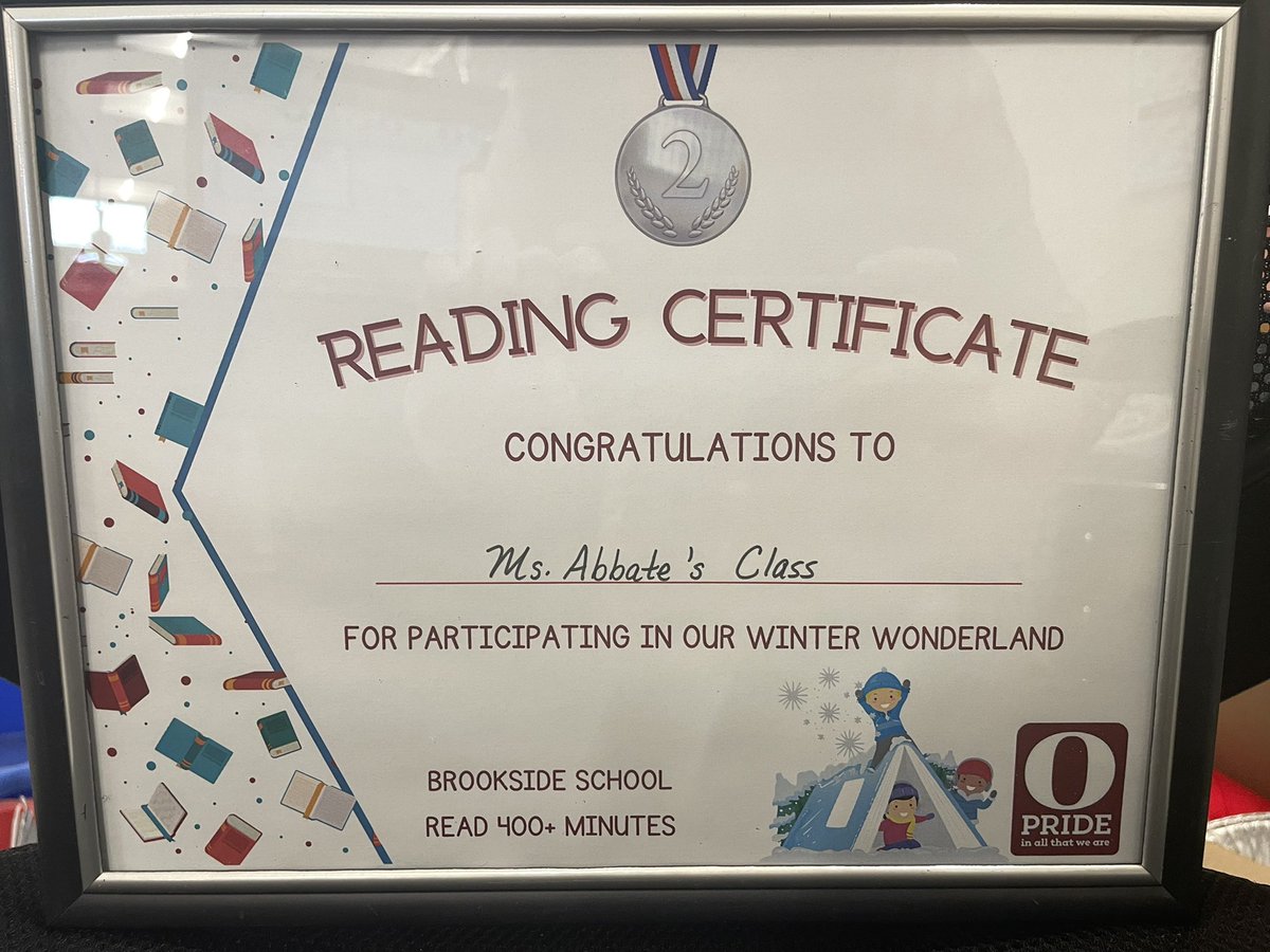 Reading is ALWAYS something to celebrate!! Thanks to <a href="/Wtrager1wtrager/">wtrager</a> for recognizing all of our hard work! #itsagooddaytoreadabook <a href="/OssiningSchools/">Ossining UFSD</a> @PrincipalBRK