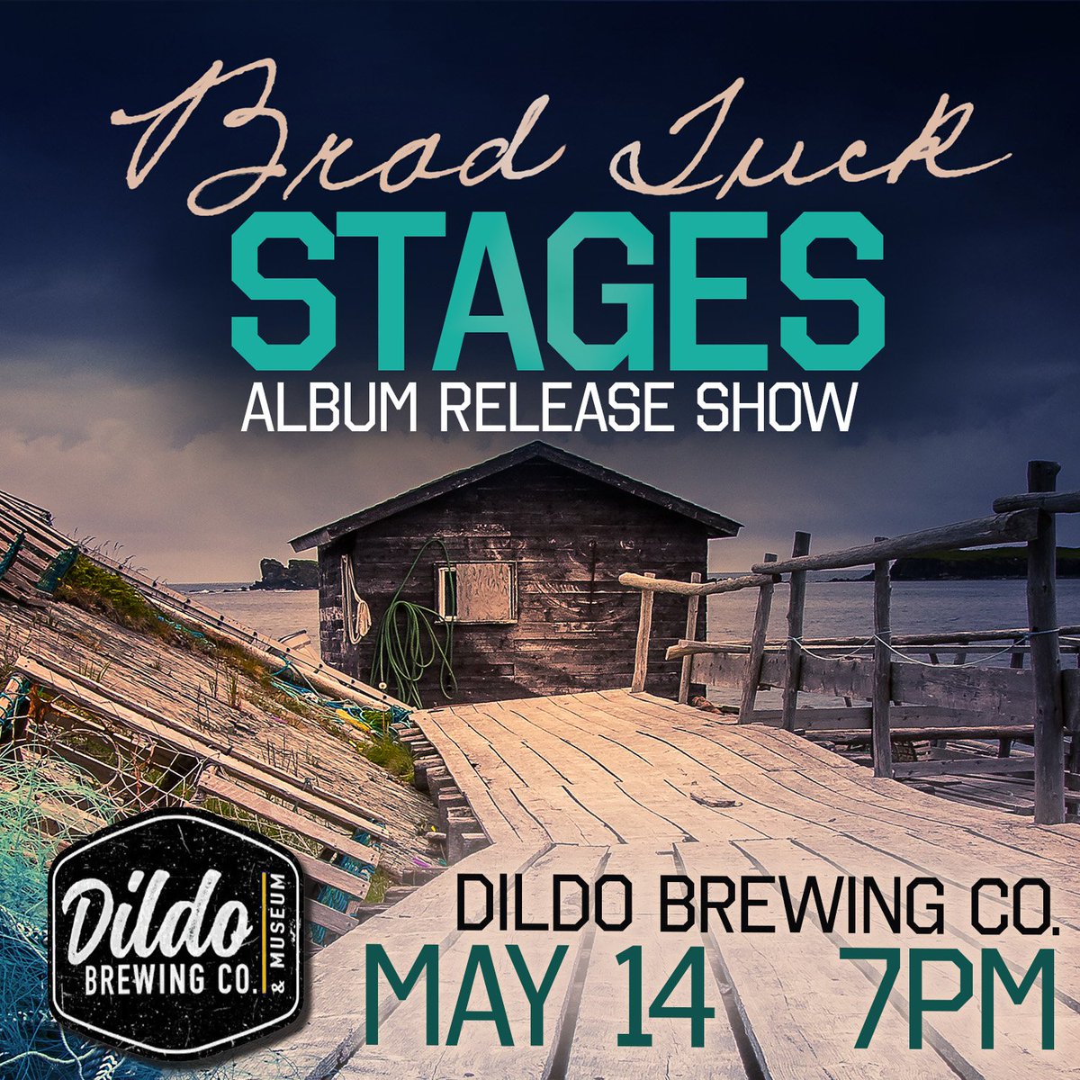 Brad Tuck (@bradtuck) on Twitter photo Join be on May 14 <a href="/DildoBrewingCo/">Dildo Brewing Company & Museum</a> for the official release of my new album, "Stages". Tix available now:
m.bpt.me/event/5435395 Join be on May 14 <a href="/DildoBrewingCo/">Dildo Brewing Company & Museum</a> for the official release of my new album, "Stages". Tix available now:
m.bpt.me/event/5435395