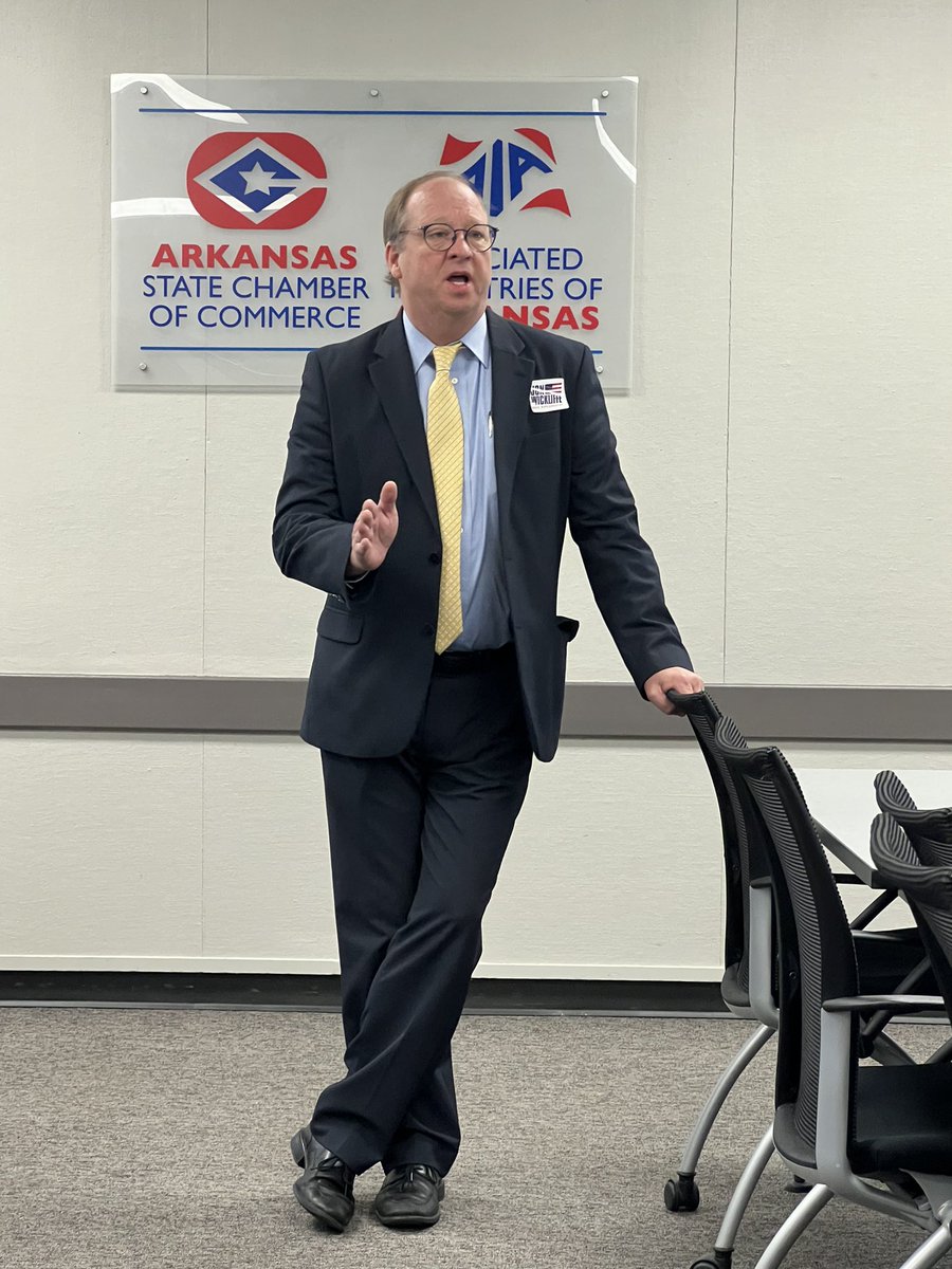 Thank you Arkansas State Chamber. <a href="/ARStateChamber/">AR State Chamber</a> <a href="/jonwickliffe73/">Jon Wickliffe</a>