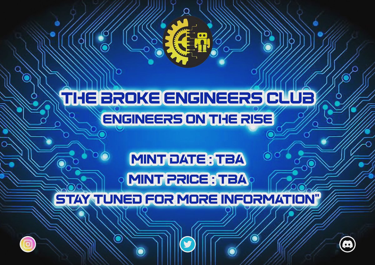 MORE THAN JUST GEARS AND PULLEYS!
FREE #NFT ($300) CONTEST ALERT!!!!
🔔 Follow <a href="/brokengineerNFT/">The Broke Engineers Club</a> 
🔔 Tag 5 Members from your gang
🔔 Retweet This Tweet
#NFT #NFTCommunity #NFTshill #NFTGiveaway #NFTGiveaways #NFTSTAKING #NFTs #TheBrokeEngineersClub #EthereumNFTs #NFTCollection