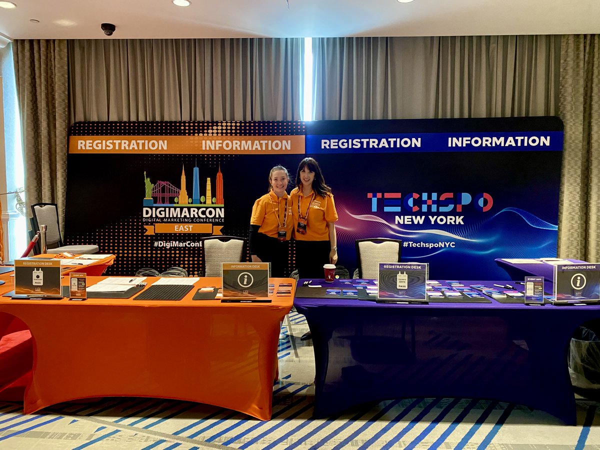 DigiMarCon's tweet photo. Hello NYC 🗽, we’re back in person! 👏 

Day 1 is underway with insightful speakers and attendees!

Tickets to our Conference and Exhibition Series, Techspo are still available at https://t.co/xO5cFMucr3

#DigiMarCon #digimarconeast #digimarcon2022 https://t.co/z7z46WAptN