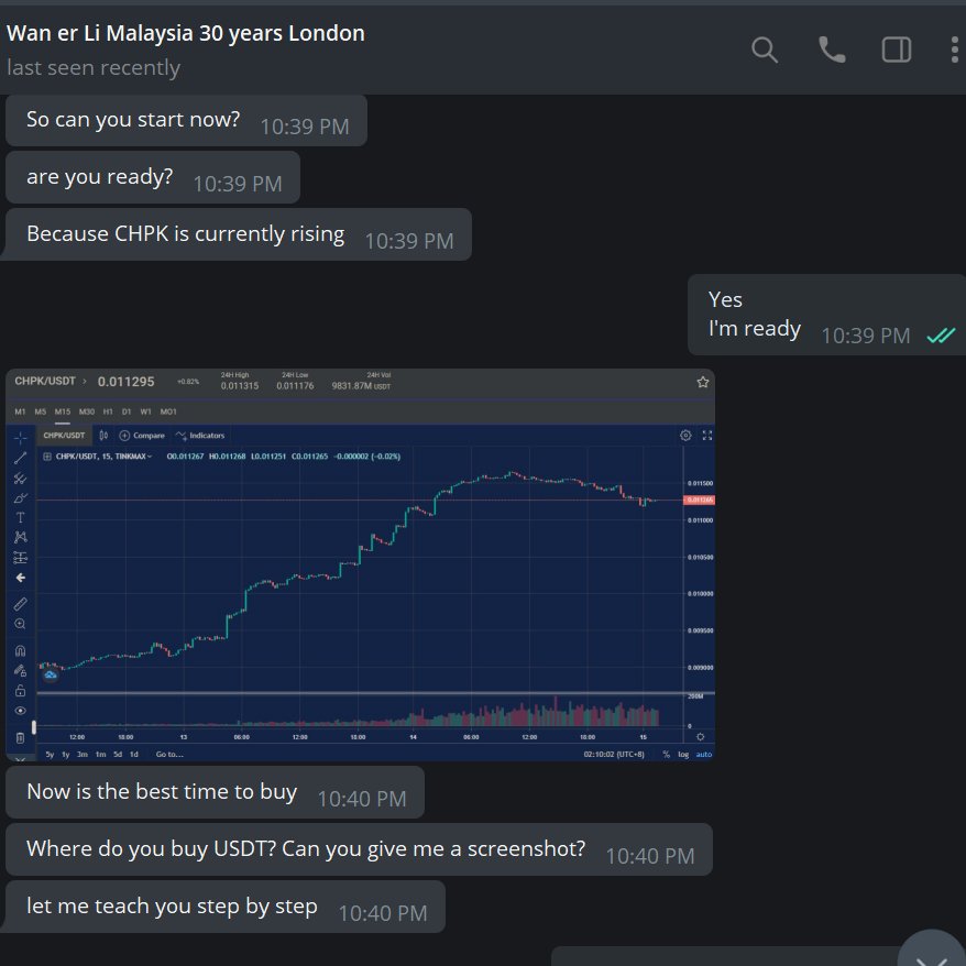 Flipveronica's tweet photo. And More
Avoid investing in #tinkmaxs.com, this is a #fake exchange that sells fake tokens called #CHPK, there is no way back to withdraw your money.
#scam #scammers #scammer #cybercrime #scamalert #mafia #gang #BTC #ETH https://t.co/rGMC5JgGRg