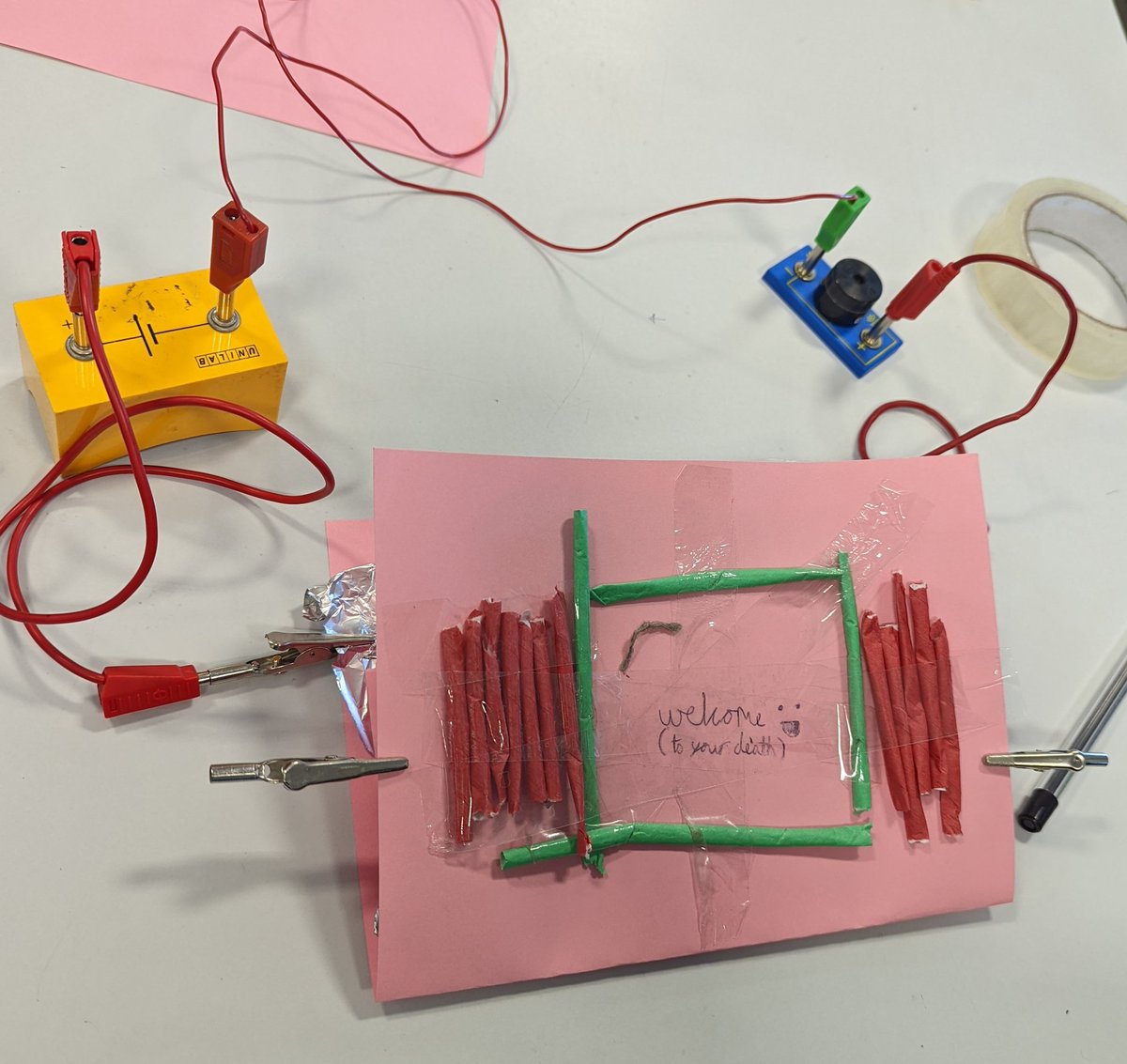 ForgeStem's tweet image. Today's STEM club was all about creating pressure mat sensors to defend against potential Zombie attacks!

We loved the idea of camouflaging it as a door mat!

#STEMclub #forgevalleyscj #stemclubuk #forgevalleyschool