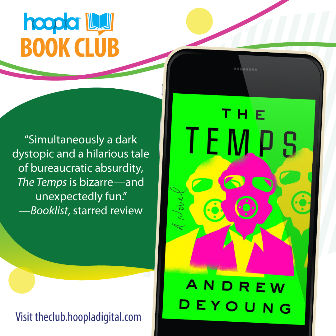 TreesIsland's tweet photo. The Hoopla Spring Book Club pick is "The Temps" by Andrew DeYoung! 💚

https://t.co/wfnW2Mc3sQ https://t.co/ar8Co4UNpb
