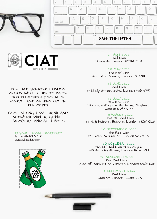 CIAT Greater London Region tweet media