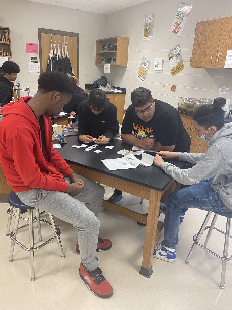 LegacyHSLib's tweet photo. What a close competition in @HarrellBiology class this morning.  Reviewing for the Biology EOC with @breakoutEDU Congratulations to the winners!  #MISDLibLove #everystudentengaged https://t.co/D6oTTKIlw5