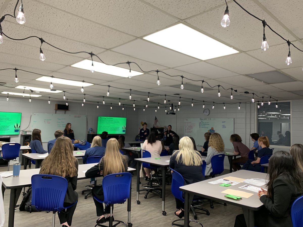 BucksBiomedical's tweet photo. Thank you to @HSVHospital for coming out to speak to our seniors about the current job opportunities available at Huntsville Hospital!!! #PLTW #TheirFutureIsBright https://t.co/l6FTEN88NN