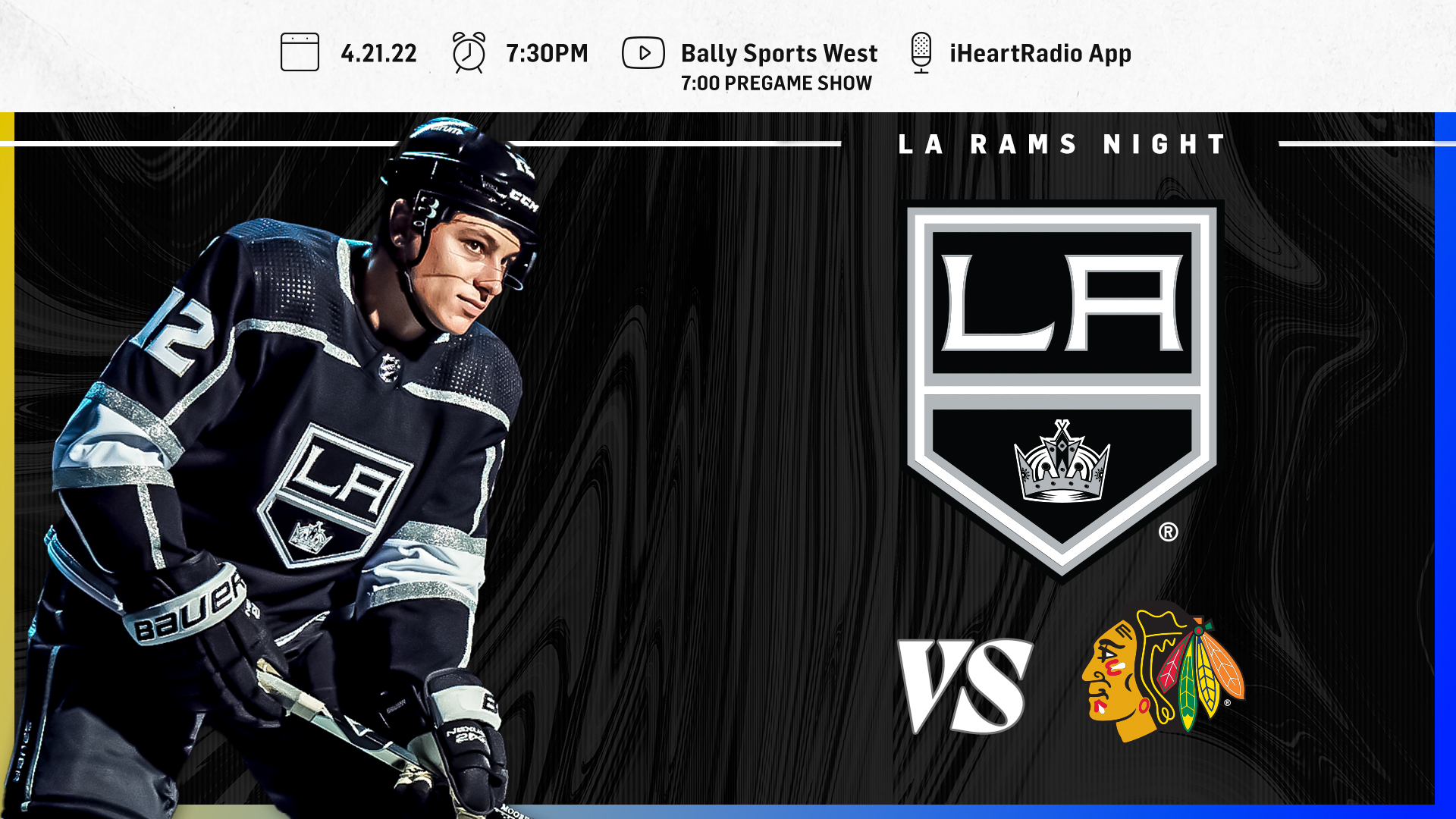 LA Kings on X: It's @RamsNFL Night at the LA Kings game. Bid now on the  warmup jerseys to benefit @LAKingsCare:    / X