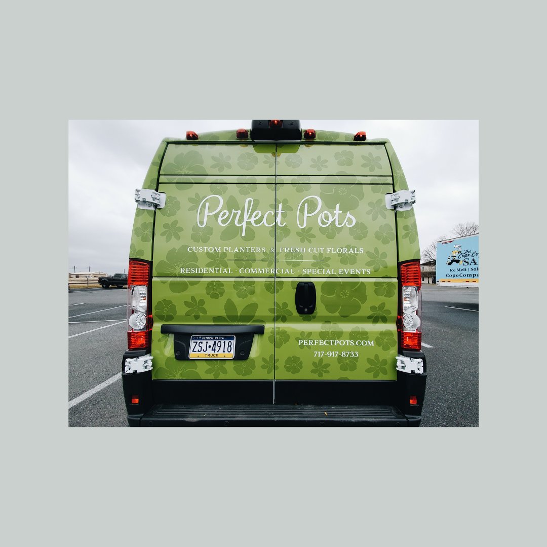 CasselTeam's tweet image. Check out the finished product for Perfect Pots! 💐 It's the best feeling to see a design mockup come to life right before your eyes! 

#PerfectPots
#CasselTeam
#DriveYourBrand
#MakingVehicleGraphicsEasy
#GettingYouNoticedOnTheRoad
#GraphicDesign