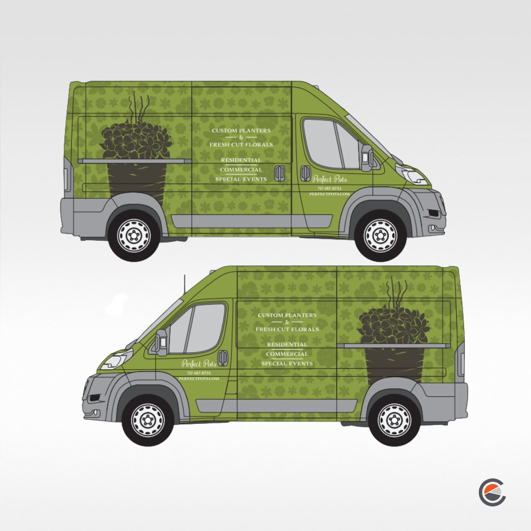 CasselTeam's tweet image. Check out the finished product for Perfect Pots! 💐 It's the best feeling to see a design mockup come to life right before your eyes! 

#PerfectPots
#CasselTeam
#DriveYourBrand
#MakingVehicleGraphicsEasy
#GettingYouNoticedOnTheRoad
#GraphicDesign