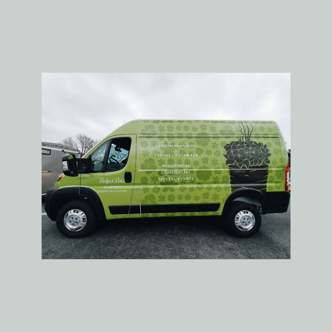 CasselTeam's tweet image. Check out the finished product for Perfect Pots! 💐 It's the best feeling to see a design mockup come to life right before your eyes! 

#PerfectPots
#CasselTeam
#DriveYourBrand
#MakingVehicleGraphicsEasy
#GettingYouNoticedOnTheRoad
#GraphicDesign