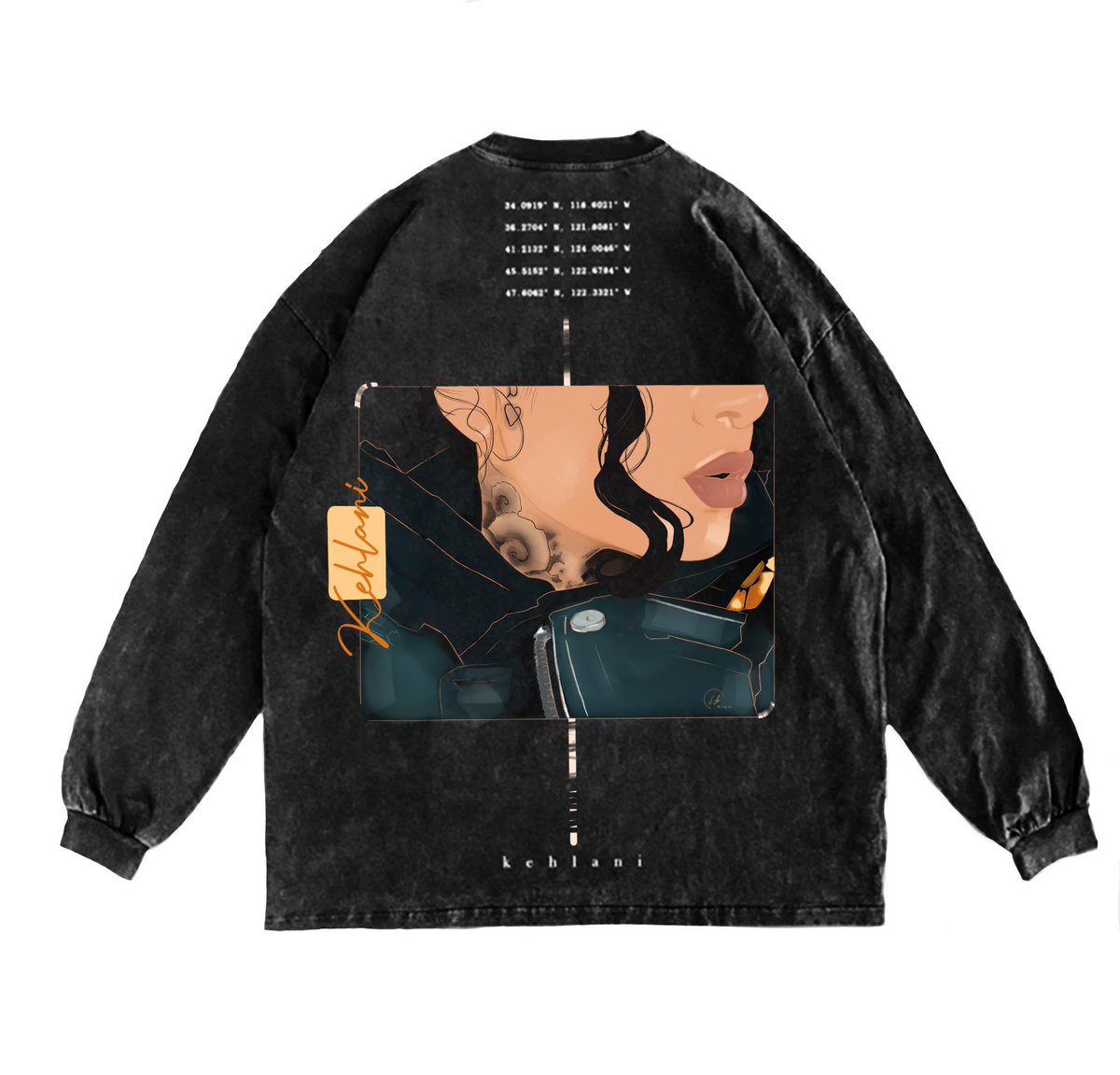 merch idea for blue water road by kehlani &lt;3