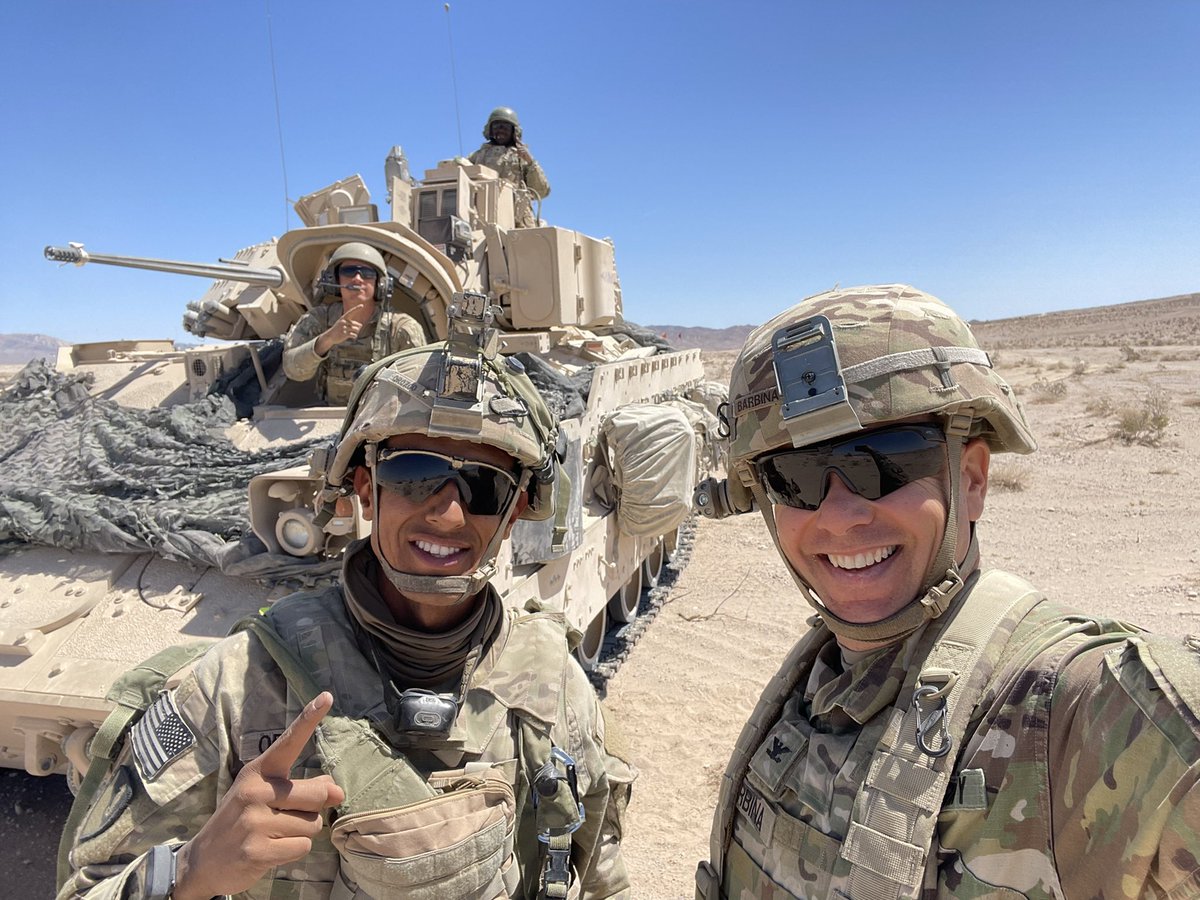 AnthonyBarbina's tweet image. Spent some time at Ft Irwin with 59th CEC-A as they complete NTC Rotation 22-06 supporting 2/1 CAV. This is one of the Army's newest units - a Combat Engineer Co Armored. Proud of their lethality, speed, and awesome maintenance. 

#StayRugged @iii_corps @USAEnReg @36thENBDE