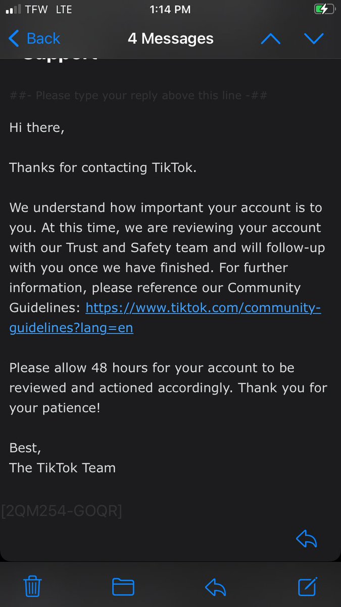 JeremiahGhst1's tweet photo. This is what I be talking about, how does #TikTok do something like this so randomly and disorganized, this is not #Professional or a platform this size smh @tiktok_us @TikTokComms @TikTokSupport @therealestkcd peep the dates, within 24 hours, #TikTokviral https://t.co/wB6RakoDnJ