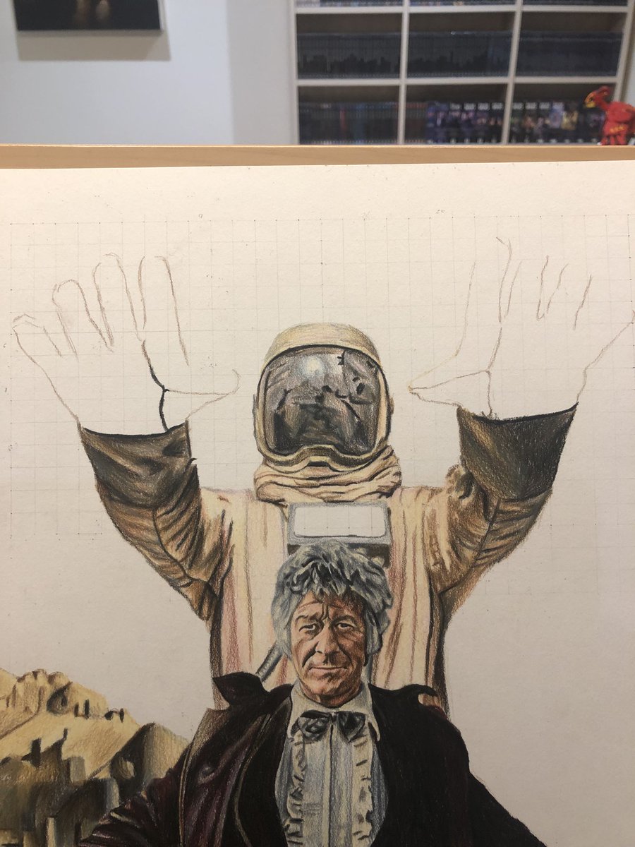 ConnorJAdkins's tweet photo. I don’t know what we bought down on Mars Probe 7, but it certainly wasn’t human!

#DoctorWho #3rdDoctor #DWArtistClub #JonPertwee #DoctorWhoFanArt #TheAmbassadorsofDeath https://t.co/CUrqT9Gh1y
