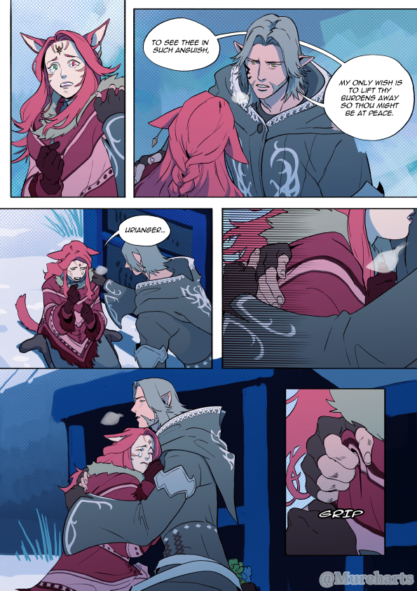 SelShaded's tweet photo. I commissioned the wonderful @/Mureharts to turn my #ffxiv fic "Pure" into a comic!
This was such a pleasure to work with them on, and the end result was far beyond worth the wait!
⚠️[Endwalker Spoilers]⚠️ https://t.co/CWA46FvCAS