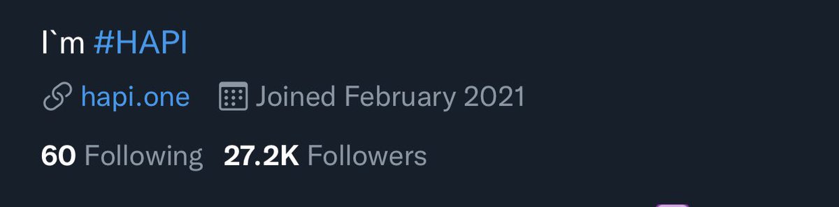 PACKLUCKKING1's tweet photo. $HAPI has gained over 500 followers on Twitter over the last week or so 👀 it was fairly stuck at 26.6k mark. #HAPI is gaining ground, are you loading at these free prices? High volume at the LOWSSS. Hmmm. @i_am_hapi_one #altcoins #CyberSecurity #altcoinseason #altcoingem #HODL https://t.co/8wovvSsbYE
