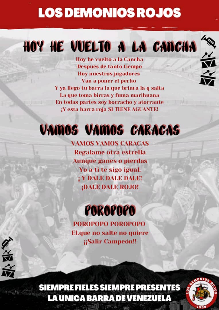 elmicarelli's tweet photo. Muchachos aquí está un hilo de las canciones del equipo. 

Para los que no se saben las canciones. 

Dele rt para que le llegue a alguien que quiera aprenderse las canciones. 

Armemos todo el carnaval. https://t.co/vsFhr6rgzV
