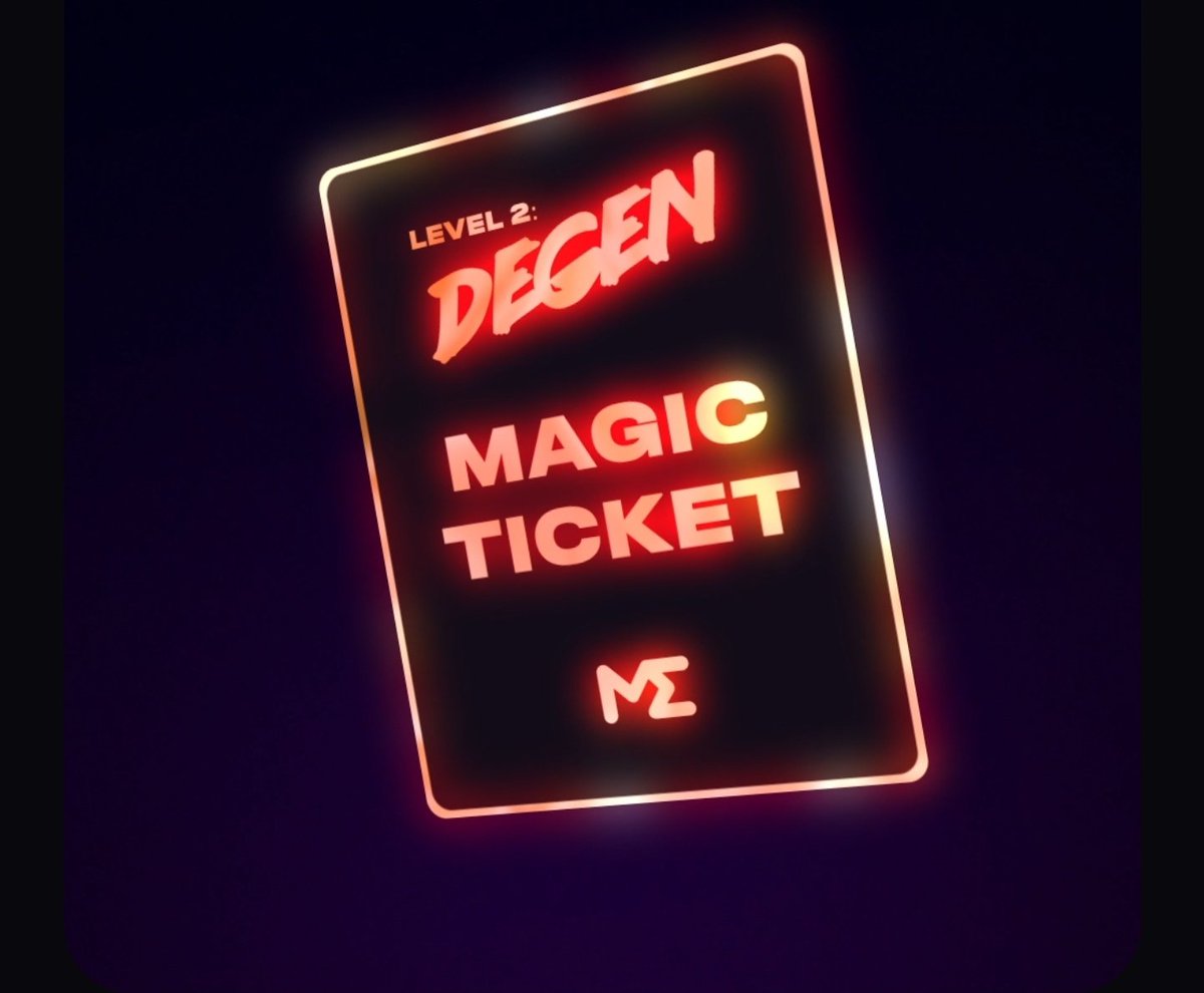 RichMonkeyInc's tweet photo. To our Rich Monkey holders
we are hosting our first giveaway for a lucky winner to win a Magic Ticket: Degen

To be eligible you should only have the holder role and to react to the giveaway
 
more giveaways coming soon magiceden tickets, sol, rm, rmw, other promising NFTs https://t.co/uyNvuWskzC