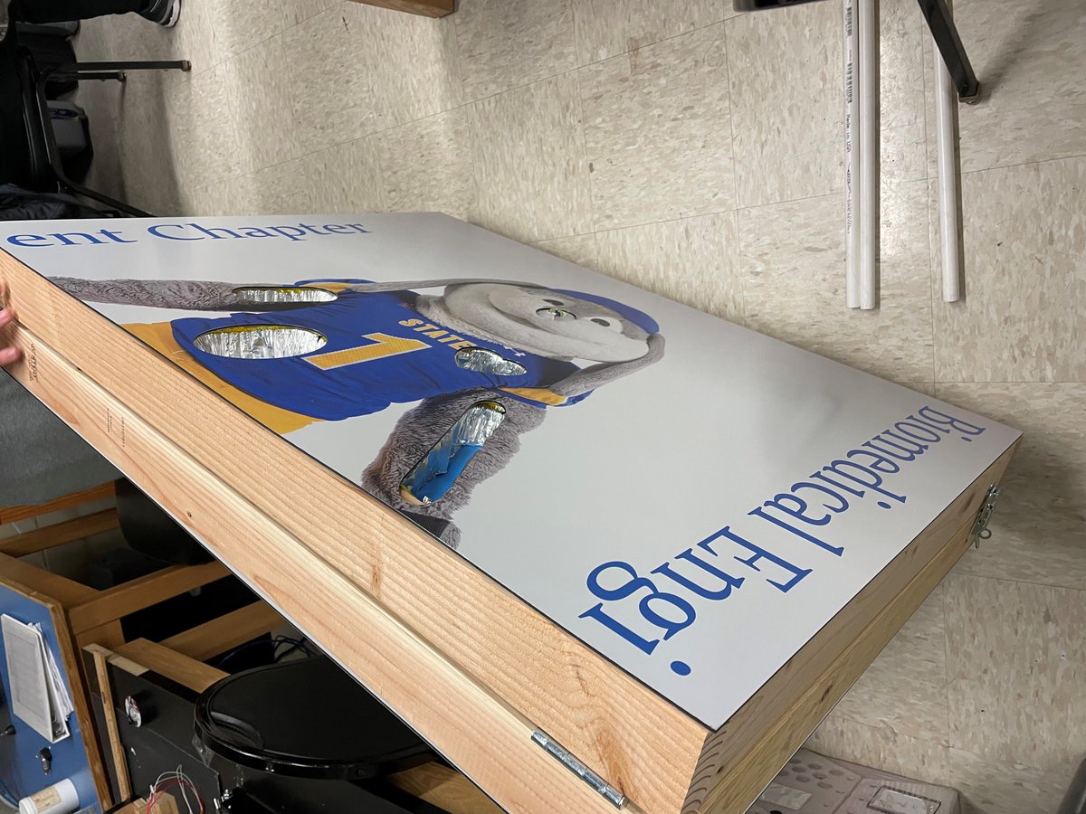 SDState_BMES's tweet photo. The end of the semester is here! Here is a recap of some fun BMES activities!

We had a fun and educational anatomy lab tour with Professor Ellis. 
We created a nontraditional Operation game board featuring Jack the Jackrabbit! https://t.co/48c902ly02