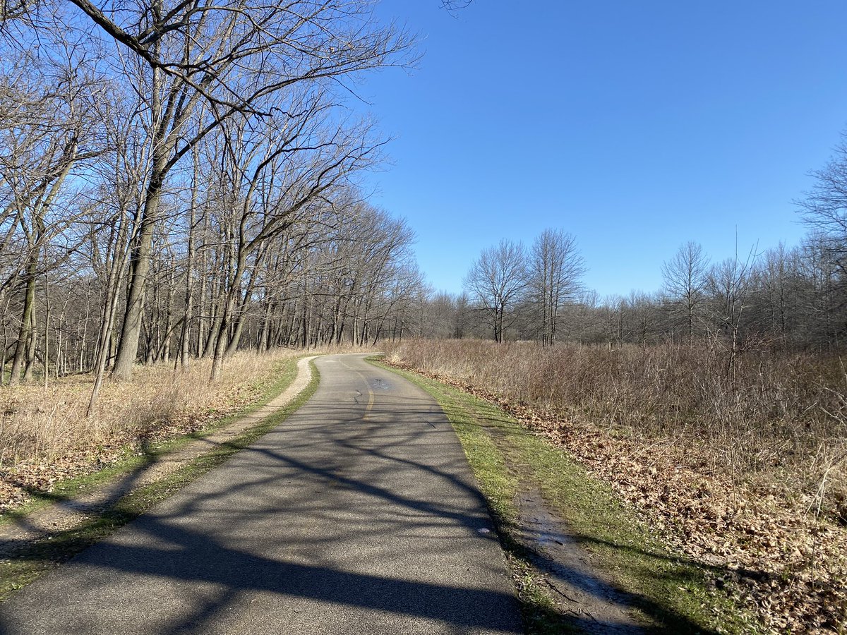 Thinking spring on the North Branch Trail. #chiNBT #bikechi