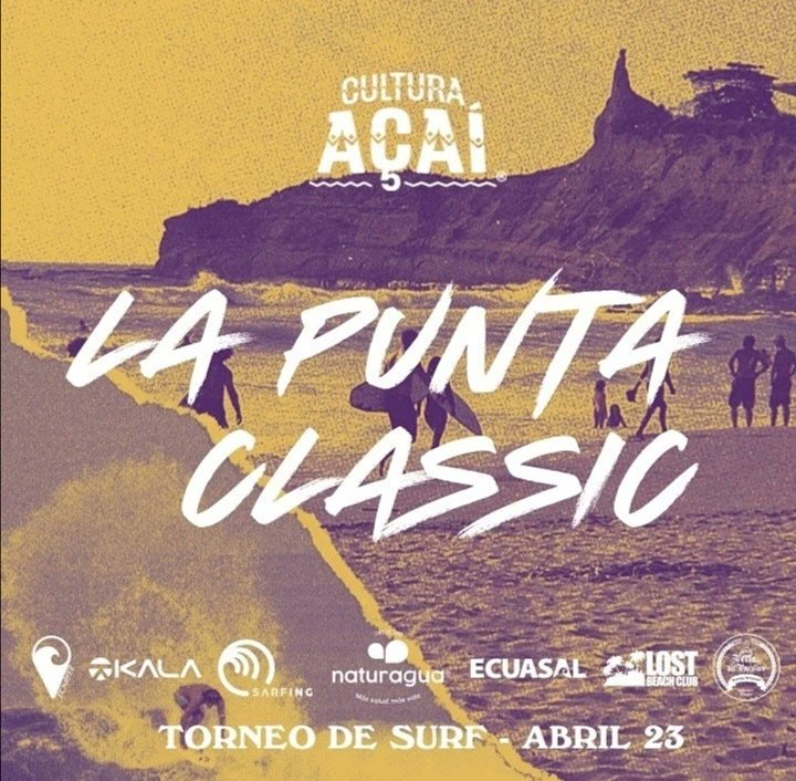 miguelvallejom's tweet photo. 🏄🏻‍♂️🌅🇪🇨
Este sábado 23 de abril se realizara el torneo #LaPuntaClassic
de #CulturaAcai
en la histórica punta de #Montañita,
competiran Surfistas Ecuatorianos de élite y seleccionados nacionales , evento deportivo categoría open hombres y el ganador se llevará $1000. https://t.co/YCPfan3xTF