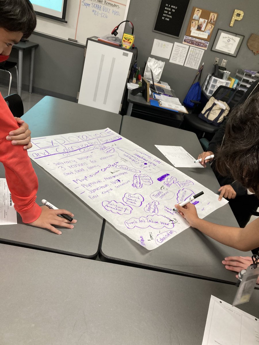 PackerCathie's tweet photo. Collaborative brain dump was a great activity to kick off STAAR review! @SecondaryComal @PrmsVipers https://t.co/vcNlS4Kdhx