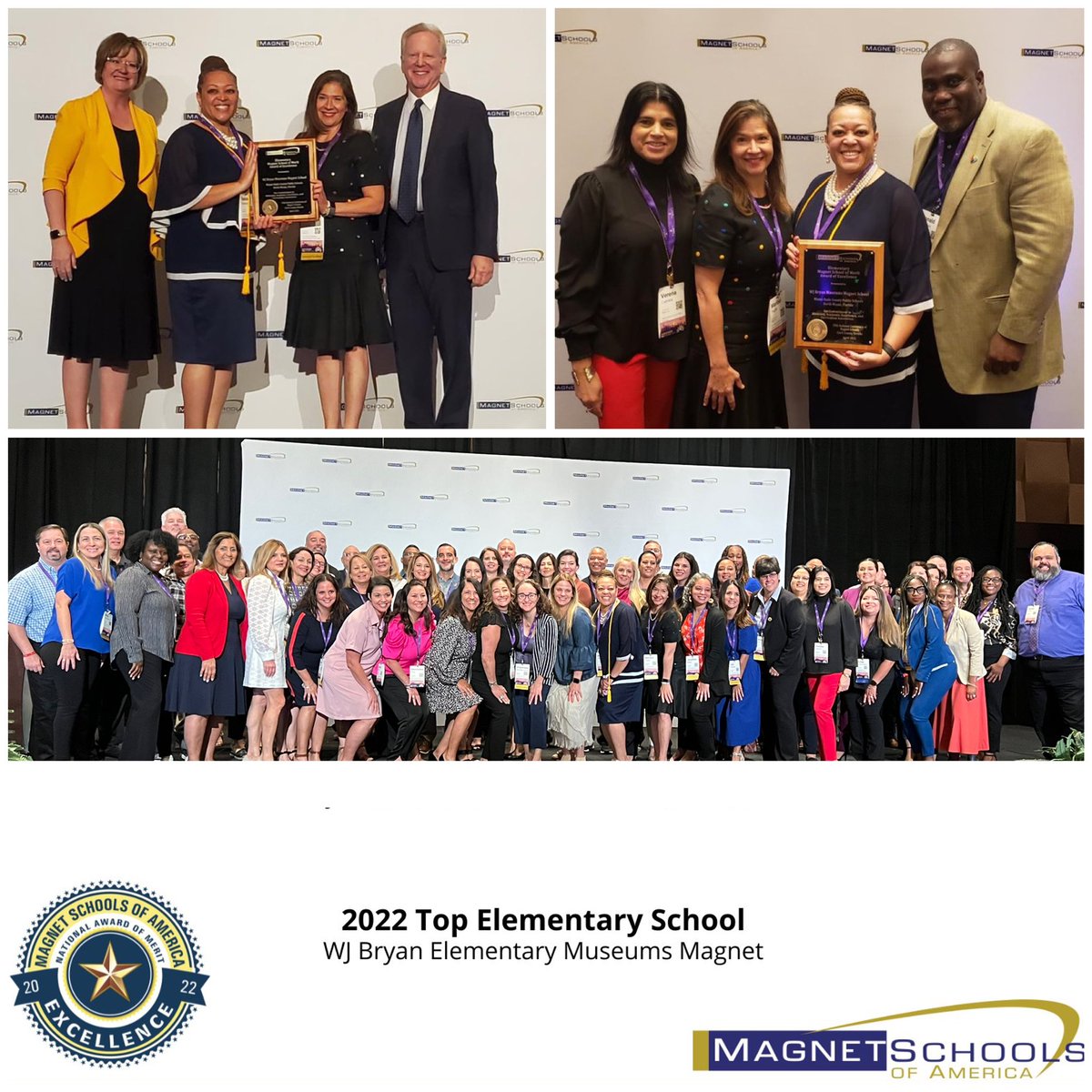 ElementaryWj's tweet photo. We are thrilled to announce that WJ Bryan ES has been selected as the 2022 MSA Top Magnet Elementary School. It is a privilege and honor to be recognized! @ElementaryWj  @miamimagnets @MagnetSchlsMSA @MDCPSNorth @SuptDotres @SylviaDiaz #MSACONF, #EmpowerTheFuture https://t.co/2qhMNwEFcm