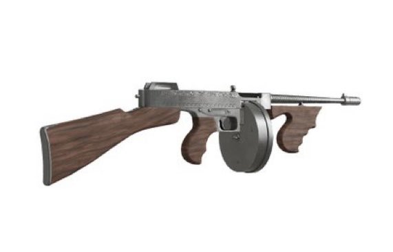 3dcreator_'s tweet photo. Thompson Submachine Gun is now minted 🔥 
Price:0.04 eth 💸
Now on sale at OpenSea!🚀 (link in bio)
(Get the mafia's must-have weapon before it runs out!)
#NFTCommunity #nftcollector #nftmafia 
https://t.co/LzWYoLVwYu https://t.co/ScUgrduD4S