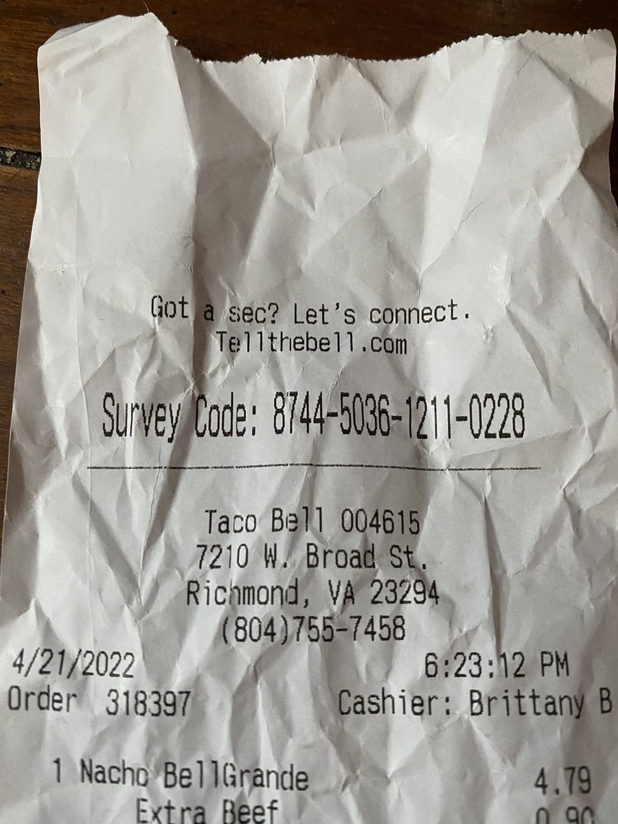 pantera1217's tweet photo. @tacobell I went by on 4/19and they said 4/21, I went by today and still no Mexican pizza and dude did not give a fuck about when it was coming. So I’m sure this is a joke that you shouldve done on 4/1. So fuck you too. Sad, it was the only thing I liked that you used to make. https://t.co/EC5k5nTKd8