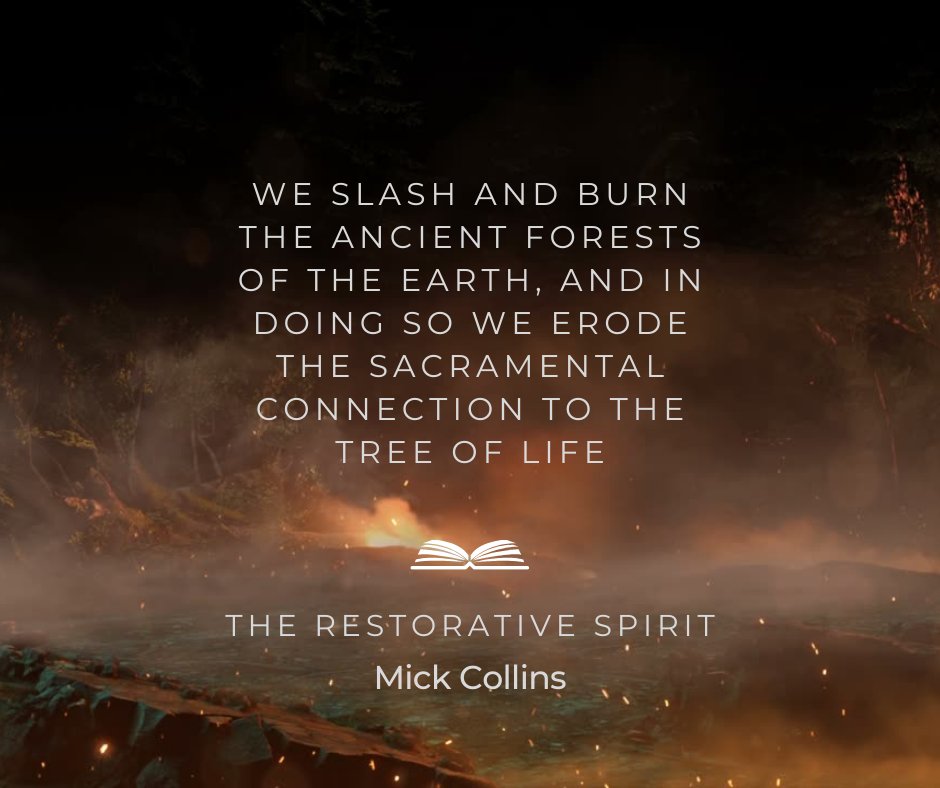 I'm delighted to provide a free opportunity to view the entire Rewilding the Heart; Rewilding the Earth conversation, available until 11 PM PDT on Friday, to celebrate #EarthDay &amp; the launch of Mick Collins' book The Restorative Spirit. Excerpt &amp; details: vimeo.com/639839878