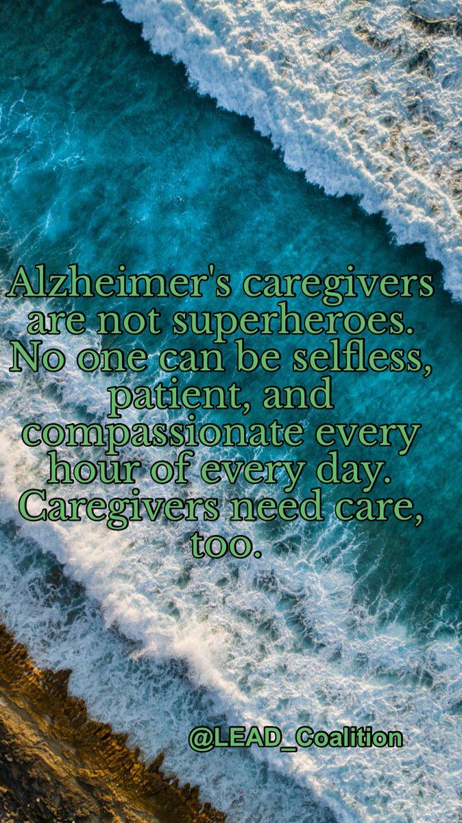LEAD_Coalition's tweet photo. Please re-Tweet to raise awareness that caregivers need care too. 

#Alzheimers #dementia #mentalhealth #caregiving https://t.co/6sa0fr1cGF