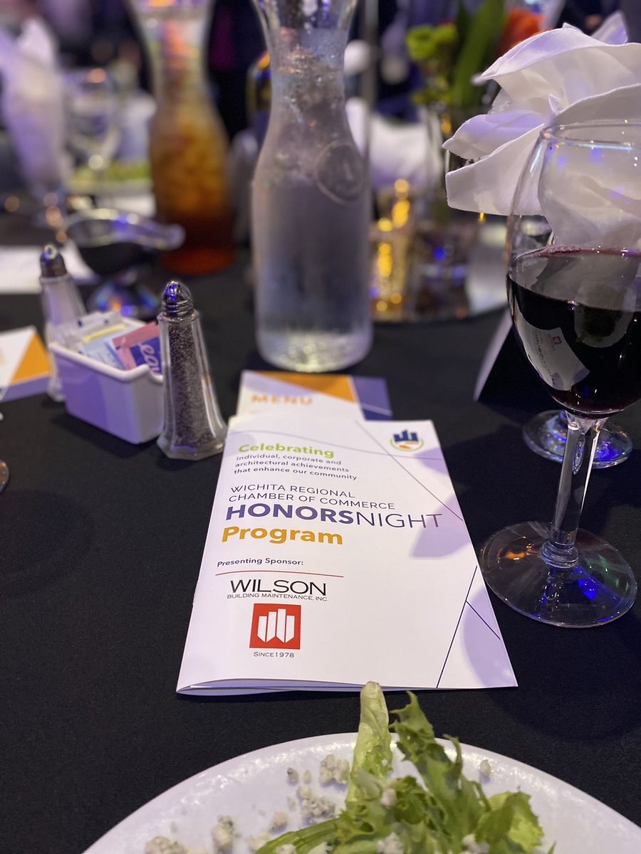Excited to see everyone gathered for the #ChamberWichita Honors Night!
