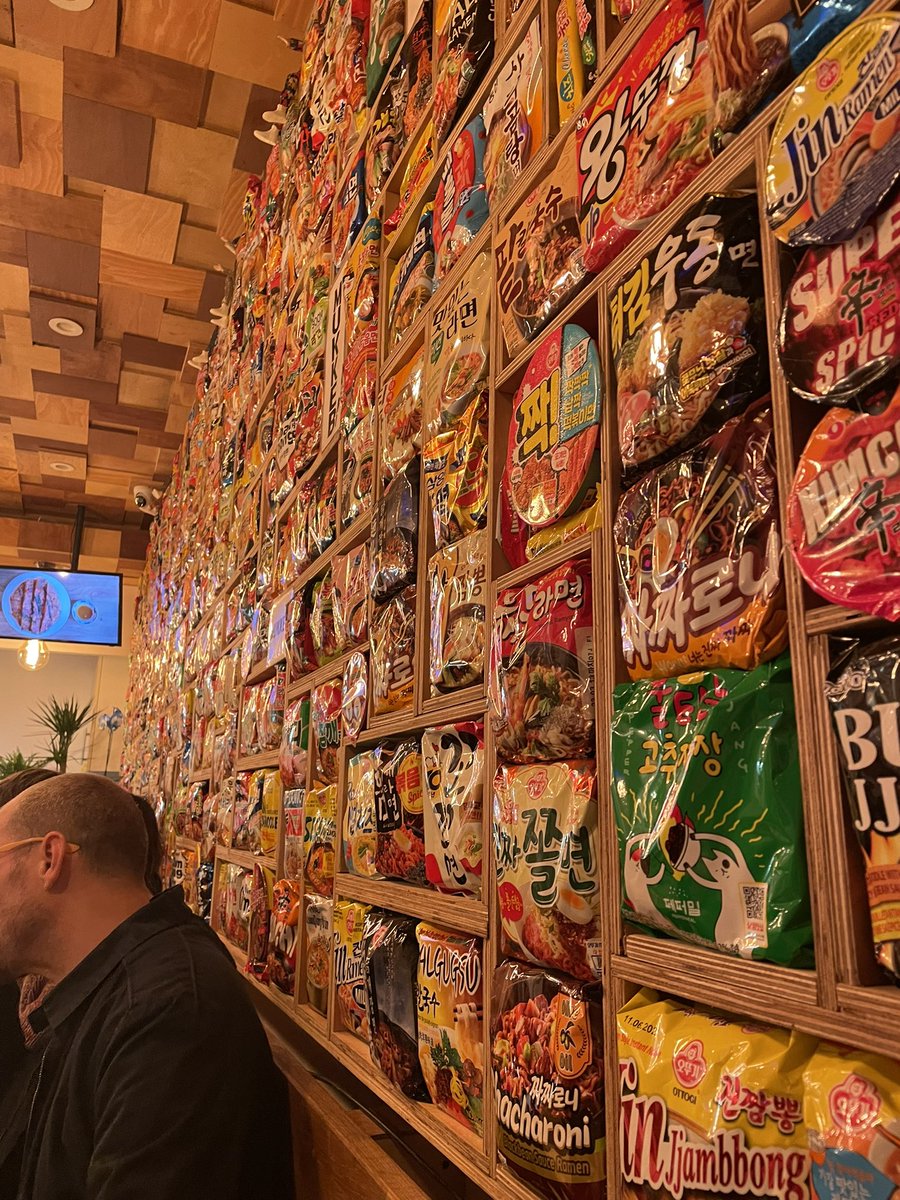 iammiffyy_'s tweet photo. Came across this newly opened Korean restaurant that happened to be local to me, I love the ramen display and the food is delicious, can’t wait to plan my next visit #koreanfood #london #foodie #mukkebi #londonrestaurants https://t.co/BAIuBeCg9Z