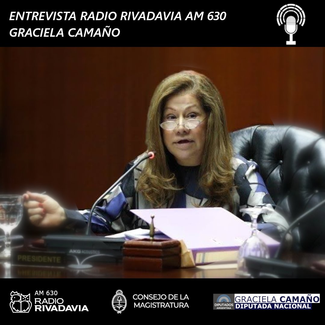 Comparto entrevista de <a href="/Rivadavia630/">Radio Rivadavia</a> 🎙️📻 en #CristinaSinVueltas donde doy mi opinión sobre el Consejo de la Magistratura.

Escuchá la nota desde el link 👇🏽
youtu.be/Aq-SGkm80E4