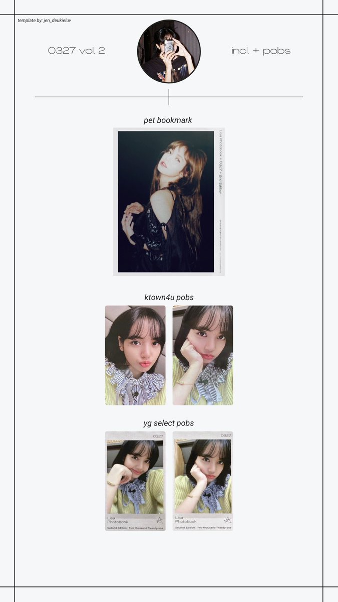 group - blackpink ♡ member - lisa ♡ template - 0327 photobook