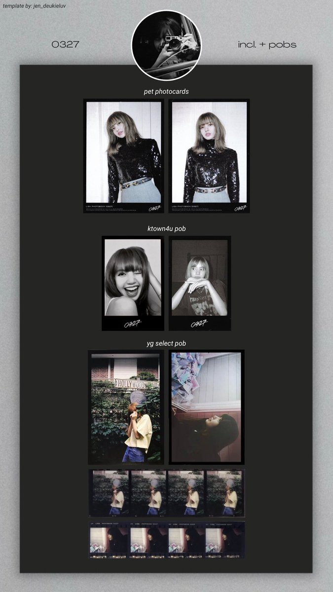 group - blackpink ♡ member - lisa ♡ template - 0327 photobook