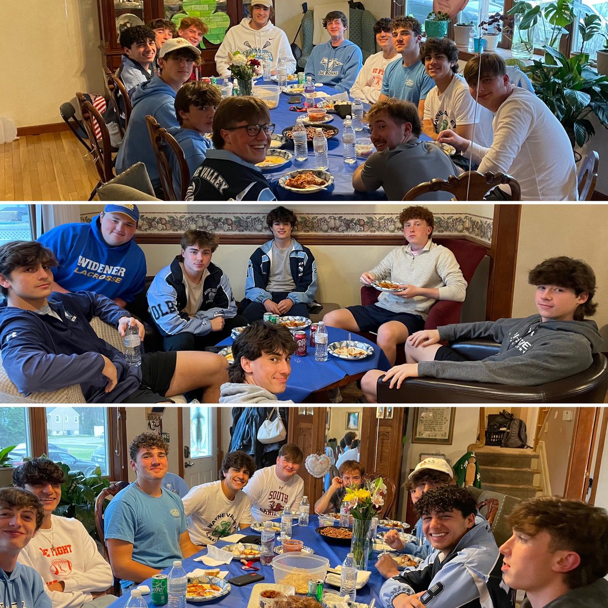 wvlaxboosters's tweet photo. Getting together with the crew! #VarsityDinner Thank you Buonanato Family! https://t.co/n6h8EQK4GX
