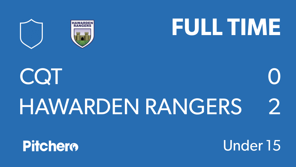 HawardenRangers's tweet photo. FULL TIME: CQT 0 - 2 Hawarden Rangers FC
#CQTHAW #Pitchero
https://t.co/koozqLFfno https://t.co/FeFRl1UV0k