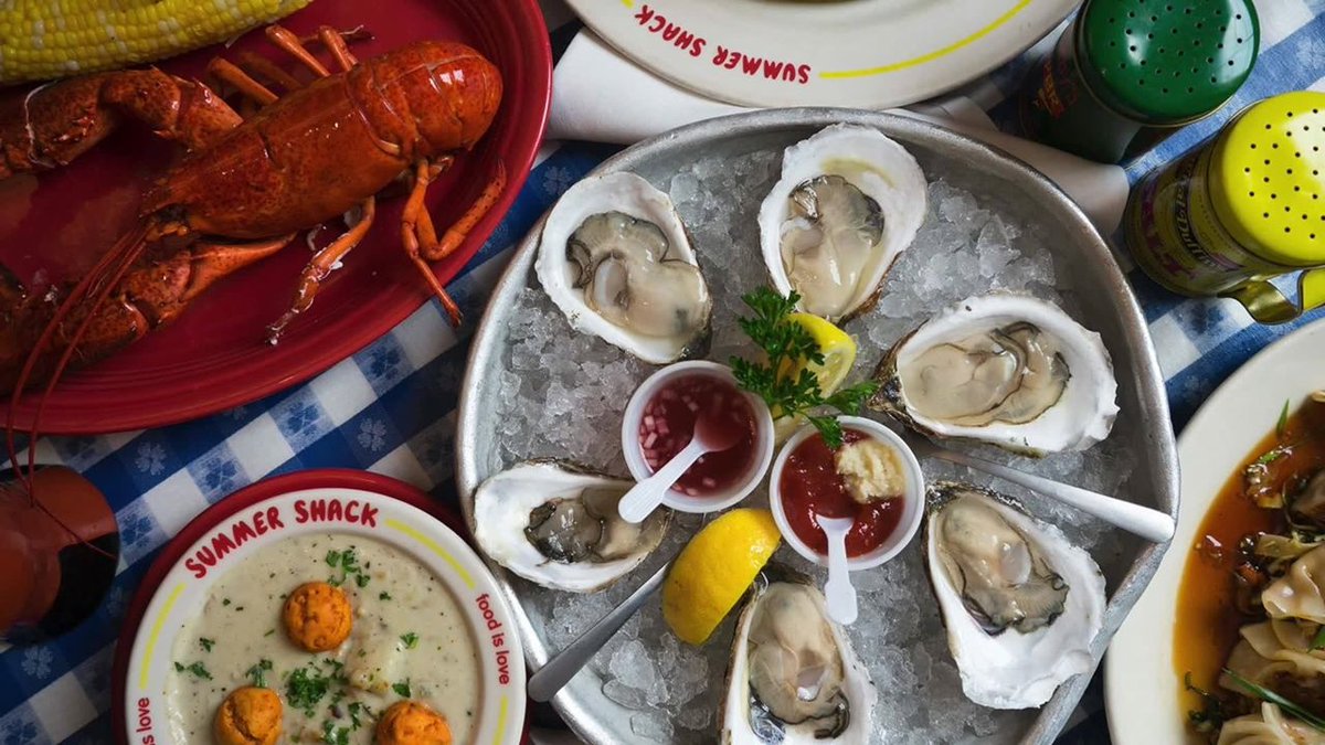 NewEnglandInfo's tweet photo. Vitamins A, B, C, D, E, F, Gee I like the food at the Summer Shack in Cambridge, Mass.! https://t.co/8IbyaqSHyN
#summershack #cambridgema https://t.co/4g6385eox3