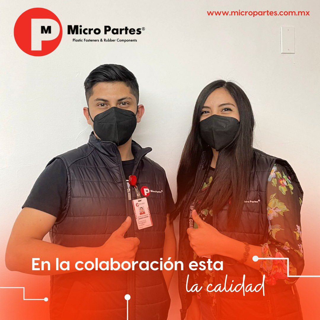 MicroPartes's tweet image. En #MicroPartes sabemos la importancia de mantener una colaboración positiva y efectiva entre nuestros colaboradores, pues como resultado ubtenemos CALIDAD TOTAL🙌 

Revisa nuestras vacantes y unete al equipo.

#teamworkmakesthedreamwork 
#plastifasteners
#plasticinjectionmolding