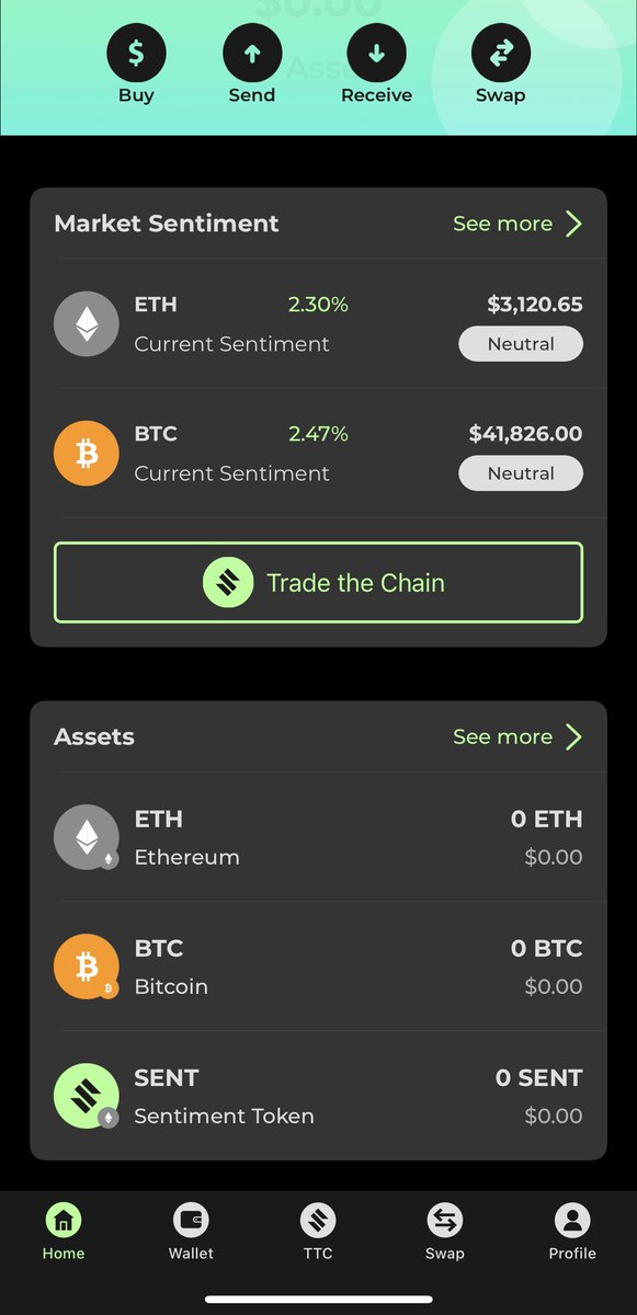 AlexMascioli's tweet photo. Actual screen shots of $SENT Galaxy on IOS 🔥 “Degen Crypto Made For All” “Sophisticated Made Simple” are a few things that come to mind. Global release & $SENT utility program dropping…👀👀👀 #SENTmafia #SENTgalaxy 🚀 https://t.co/3ZSxpfK5Kd