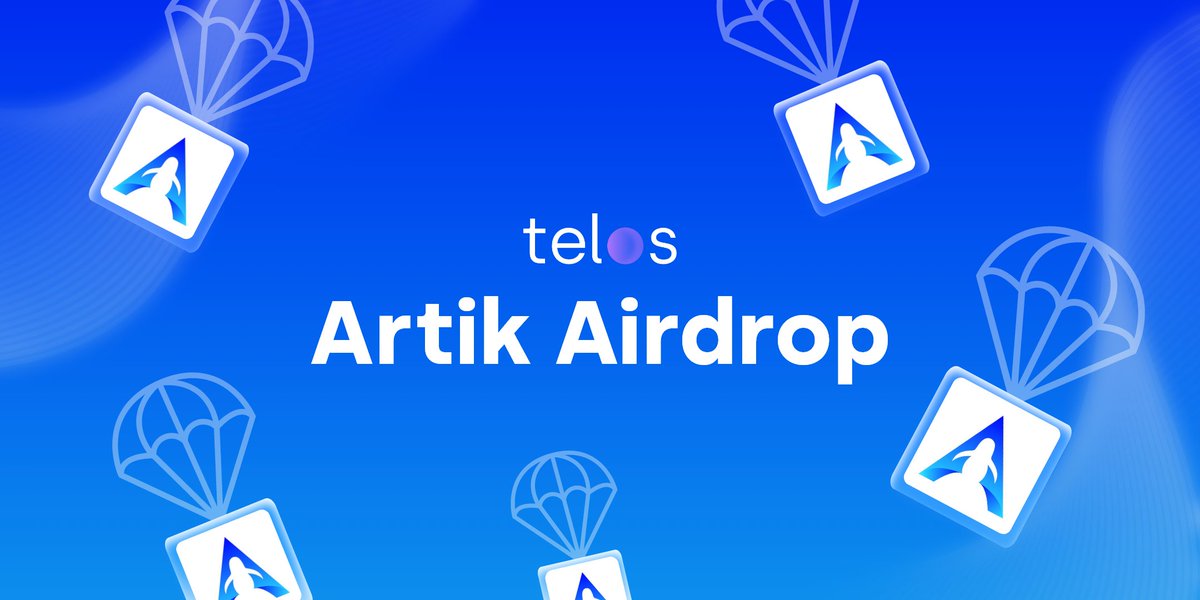 The Telos Foundation (@hellotelos) on Twitter photo To celebrate #Telos being listed on <a href="/Artikfinance/">Artik | 🐧 Crypto´s Weekly Airdropper</a>, the #Artik team is doing an airdrop for the #TelosCommunity!
RULES
🟣Follow <a href="/HelloTelos/">The Telos Foundation</a> & <a href="/Artikfinance/">Artik | 🐧 Crypto´s Weekly Airdropper</a>
🟣Retweet this tweet
🟣Drop your Telos Wallet info in the comments below
Airdrop will happen on April 22 at 3:00 PM EST To celebrate #Telos being listed on <a href="/Artikfinance/">Artik | 🐧 Crypto´s Weekly Airdropper</a>, the #Artik team is doing an airdrop for the #TelosCommunity!
RULES
🟣Follow <a href="/HelloTelos/">The Telos Foundation</a> & <a href="/Artikfinance/">Artik | 🐧 Crypto´s Weekly Airdropper</a>
🟣Retweet this tweet
🟣Drop your Telos Wallet info in the comments below
Airdrop will happen on April 22 at 3:00 PM EST
