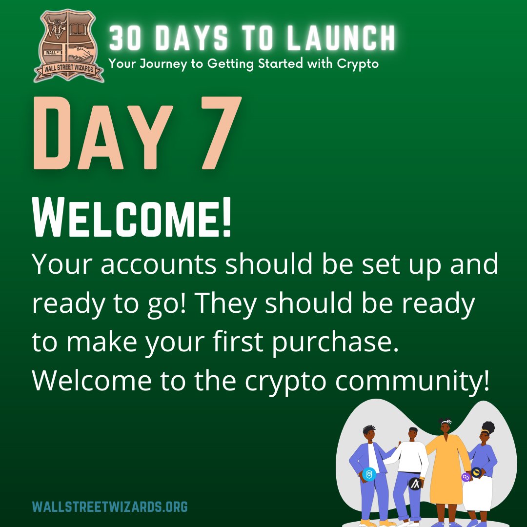 wallstwizards's tweet photo. WELCOME!
Your accounts should be set up and ready to go! They should be ready to make your first purchase. Welcome to the #cryptocommunity!
#WordOfTheDay - HODL: Hold Onto Dear Life, which means holding a #cryptoasset instead of selling; remaining unaffected by swings in price. https://t.co/04EO2oFZpT