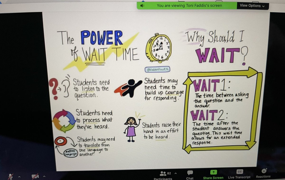 The power of wait time! #teacherclarity @KEDCCRRSA @NancyFrey @ToniFaddis @oamadorv