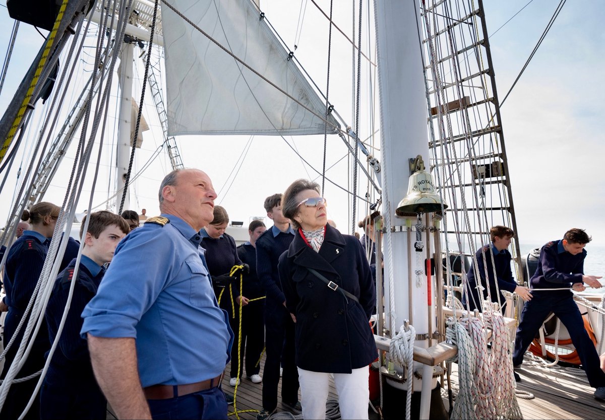 The Princess Royal, Admiral of the Sea Cadet Corps, joined 24 cadets onboard TS Royalist today. With perfect weather conditions Her Royal Highness was able to share in the full Sea Cadets Experience upon the flagship she commissioned in 2015.