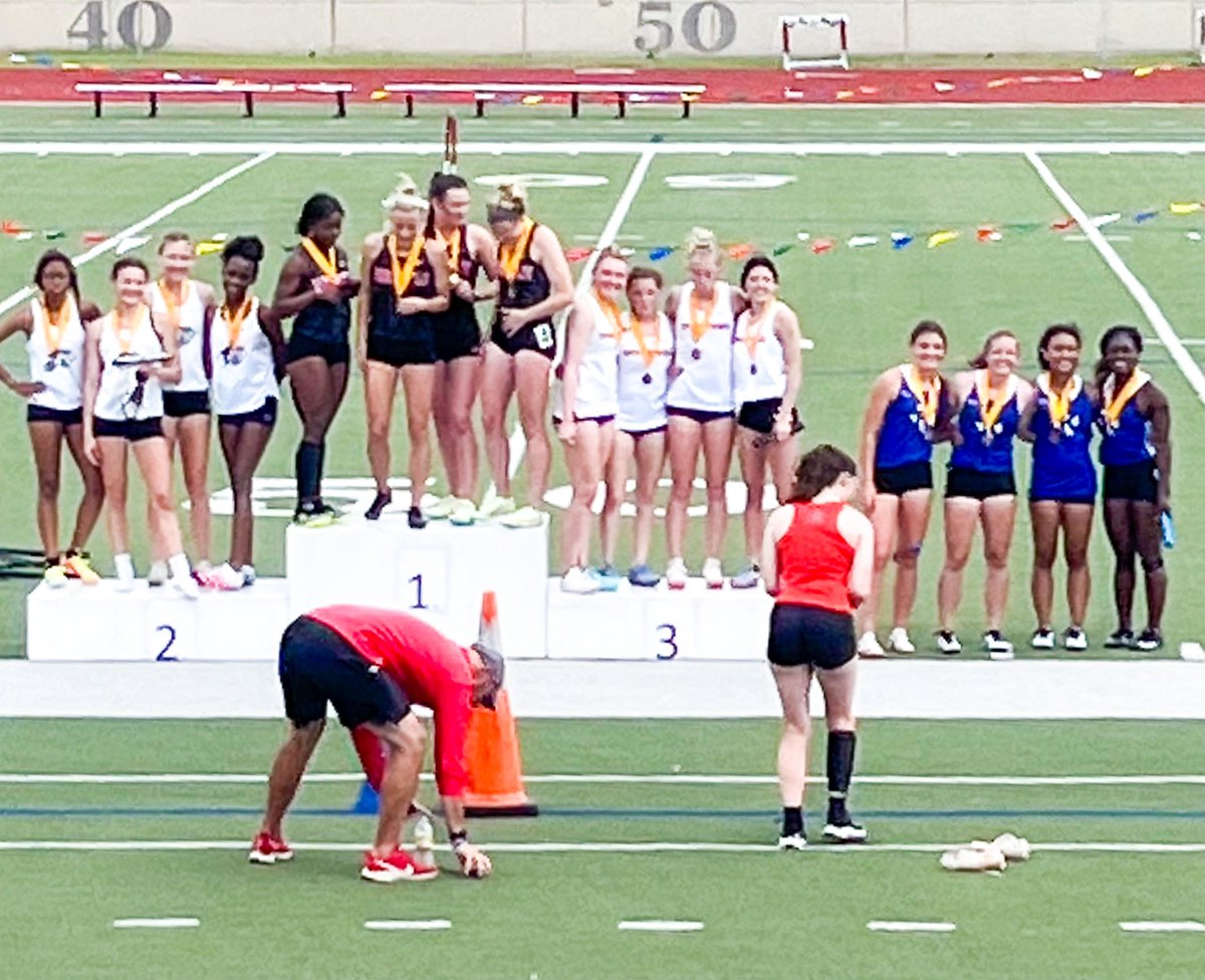 🚨Regional Qualifier Alert🚨

Lady Cat 4x100 (Amaya Monroe, Shylee Cruz, Luci Rotman, Zoe Frater) PRs with a 50.49 to finish 2nd!

<a href="/BenbrookBobcats/">Bobcat Athletics</a> <a href="/FWISDAthletics/">FWISD Athletics</a> <a href="/BenbrookMHS/">Benbrook Middle-High</a> <a href="/CoachAtlas1/">Amanda Cofer</a> <a href="/AD_DrLisa/">Lisa L Langston, PhD</a>