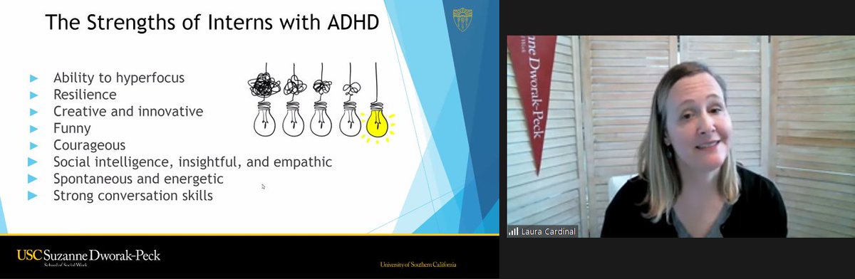 SD_SocialWorker's tweet photo. @LauraCardinal13 Tina Paddock and Debra Waters-Roman so inspiring today covering '#Neurodiversity and Field Education' with 43 Field Instructors. @uscsocialwork @NeurodiversePod @afatscientist @neurodiversquad #neurodiverse 

"our society is built for neuro-typical individuals" https://t.co/ObphvvYVW6